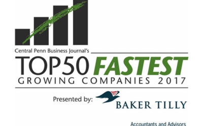 Mowery Named One of the Top 50 Fastest Growing Companies in Central PA