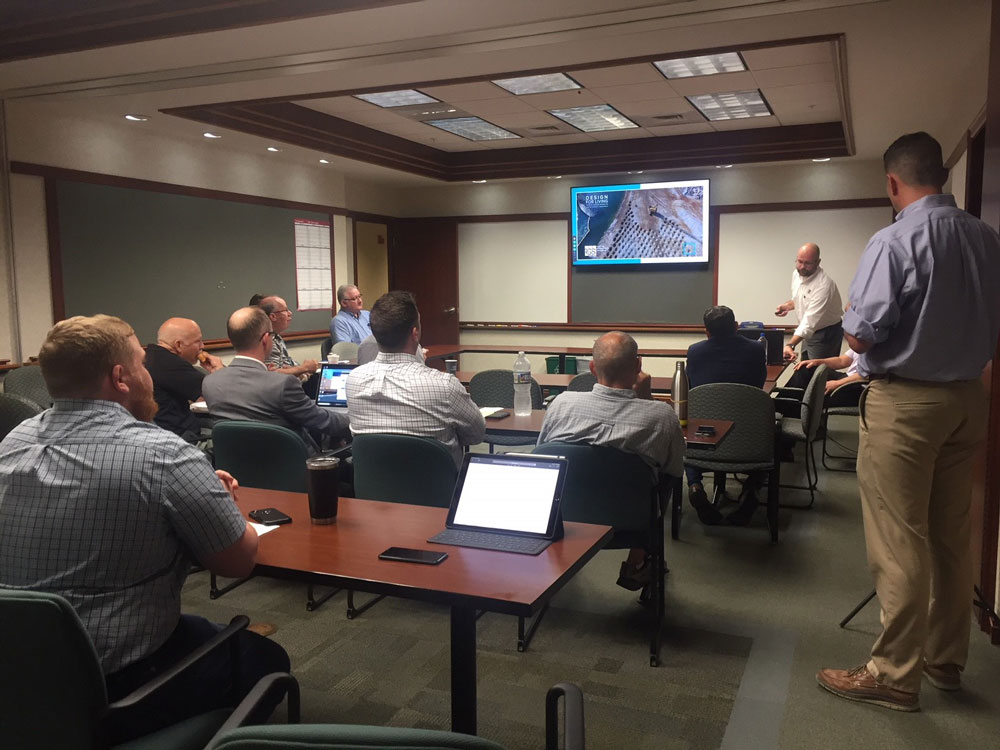 Mowery hosts lunch and learn seminars for their team to stay up to date with the latest construction trends.