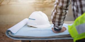 mowery hard hat blueprints and contractor