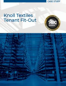 knoll textiles tenant fit-out case study