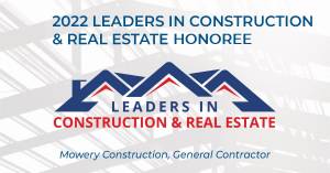 2022 Leader in Construction and Real Estate Honoree logo